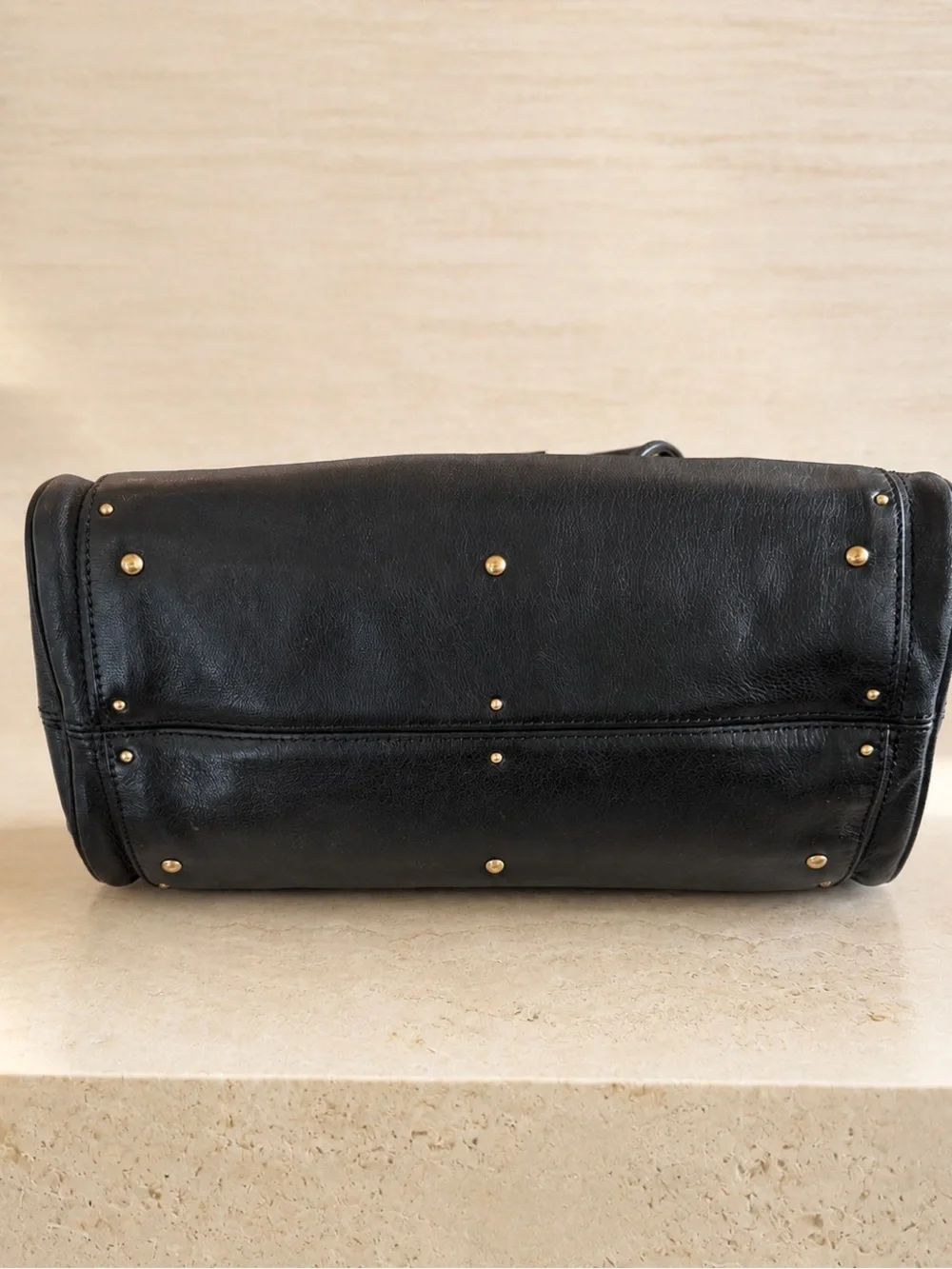 Brand New Chloé Paddington Leather Satchel Black & Gold NWT – Retail $2,990